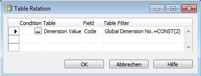 Feld 50000 - Table Relation